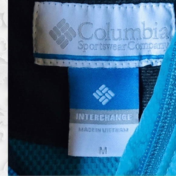 COLUMBIA Jacket Womens Size Medium Full Zip Hooded Interchange Windbreaker - Picture 7 of 8